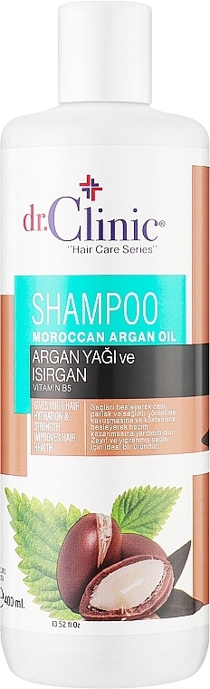Argan Oil Shampoo - Dr.Clinic Moroccan Argan Oil Shampoo — photo N1
