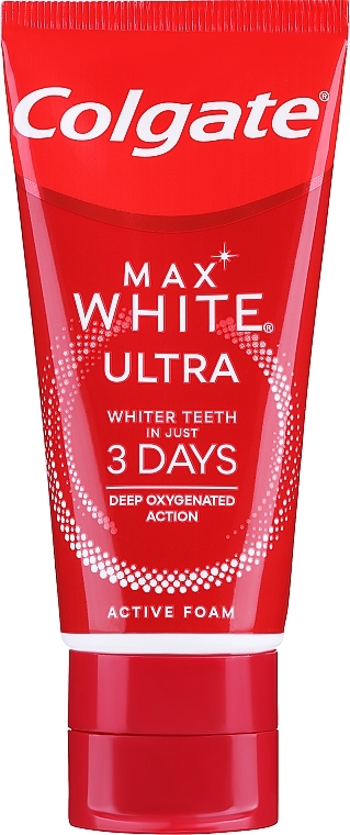 Toothpaste - Colgate Max White Ultra Active Foam — photo N1