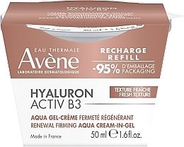 Fragrances, Perfumes, Cosmetics Face Cream - Avene Hyaluron Activ B3 Aqua Gel-Cream (refill)