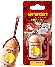 Fragrances, Perfumes, Cosmetics Coconut Car Air Freshener - Areon Fresco Coconut