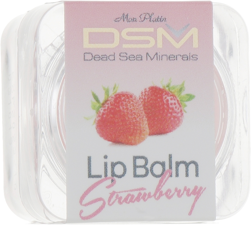 Coconut Oil Lip Balm 'Strawberry' - Mon Platin DSM Lip Balm Coconut Butter — photo N2