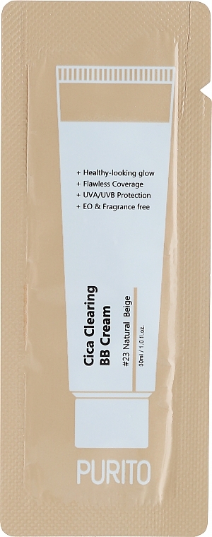 GIFT! BB-Cream with Centella Extract - Purito Cica Clearing BB cream (sample) — photo N3