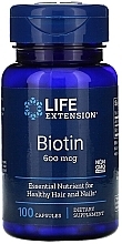 Biotin - Life Extension Biotin, 600 mcg — photo N1