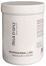 Fragrances, Perfumes, Cosmetics Massage Cream - Mila D'Opiz Professional Massage Cream