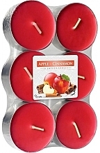 Apple & Cinnamon Fragrance Warmer Set - Bispol Apple Cinnamon Maxi Scented Candles — photo N1