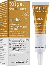 Regenerating Eye Cream - Tolpa Dermo Face Lipidro Nourishing Regenerating Eye Cream — photo N2