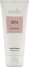 Fragrances, Perfumes, Cosmetics Hand Cream - Babor Spa Shaping Hand Cream (tester)