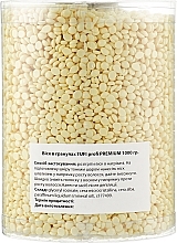 Hot Polymeric Granule Wax 'White Chocolate' - Tufi Profi Premium — photo N4