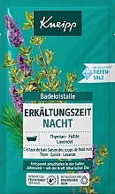 Fragrances, Perfumes, Cosmetics Bath Salt 'Cold Night' - Kneipp Cold Time Night Bath Salt