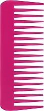 Wide-Tooth Hair Comb, pink - Bifull Professional Wide-Tooth Comb — photo N1