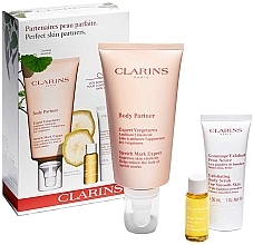 Fragrances, Perfumes, Cosmetics Set - Clarins Body Partner Set (b/cr/175ml + b/scrub/30ml + b/oil/10ml)