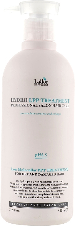 Protein Mask for Damaged Hair - La'dor Eco Hydro LPP Treatment — photo N3