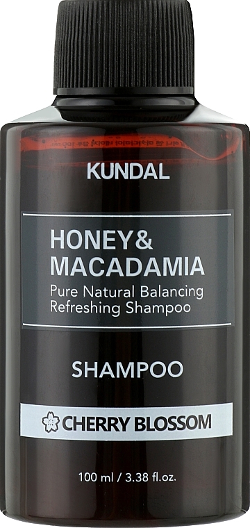 Sulfate-Free Hair Shampoo "Cherry Blossom" - Kundal Honey & Macadamia Cherry Blossom Shampoo — photo N1