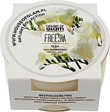 Fragrances, Perfumes, Cosmetics Scented Candle - House of Glam Freesia Alba Candle (mini size)