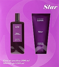 Saphir Parfums Star - Set (edp/100ml + sh/gel/150ml) — photo N1