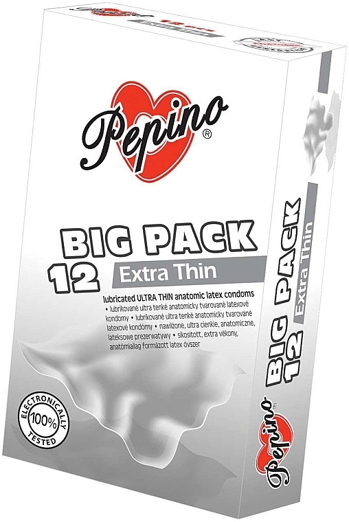 Condoms, 12 pcs - Pepino Extra Thin  — photo N1