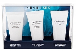 Fragrances, Perfumes, Cosmetics Set - Shiseido Men (gel/30ml + scrub/30ml + face/foam/30ml)