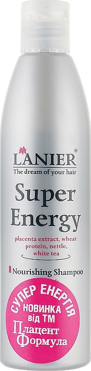 Shampoo 'Super Energy' for Weakened and Dull Hair - Placen Formula Lanier Super Energy Shampoo — photo N3