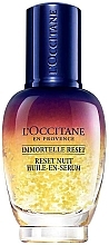 Night Face Elixir - L'Occitane Immortelle Overnight Reset Oil-In-Serum — photo N1