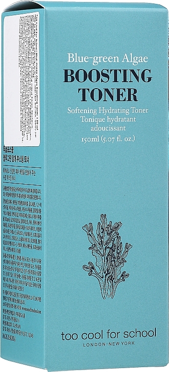 Refreshing Face Toner - Too Cool For School Blue-Green Algae Boosting Toner — photo N2