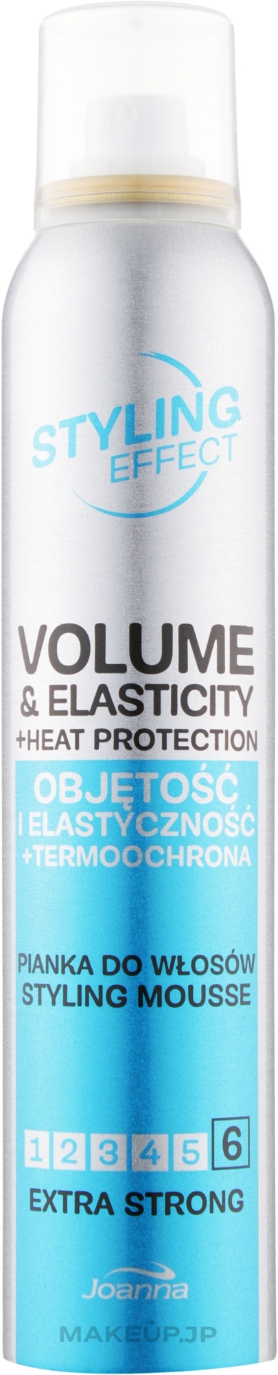 Extra Strong Hold Volume & Elasticity Hair Mousse - Joanna Styling Effect Styling Mousse Extra Strong — photo 150 ml