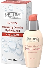 Fragrances, Perfumes, Cosmetics Moisturizing & Correcting Eye Cream with Retinol & Hyaluronic Acid - Dr. Sea Retinol Moisturizing Corrective Hyaluronic Acid Eye Cream