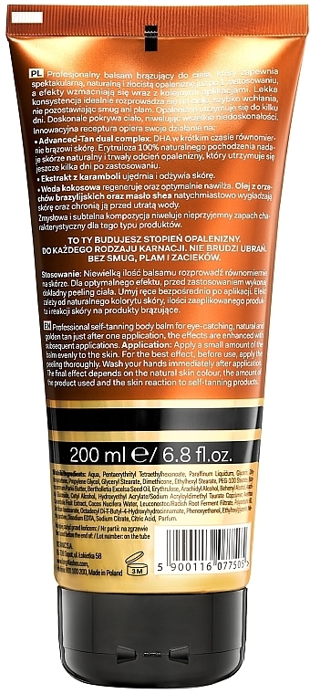 Self-Tanning Body Balm - Lift4Skin Get Your Tan! Self Tanning Bronze Balm — photo N2