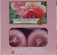 Fragrances, Perfumes, Cosmetics Tea Light Candles - Yankee Candle Sun-Drenched Apricot Rose