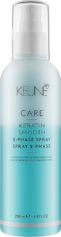 Keratin Complex 2-Phase Hair Conditioner Spray - Keune Care Keratin Smooth 2-Phase Spray — photo N1
