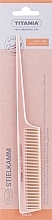 Fragrances, Perfumes, Cosmetics Comb with Plastic Handle 20.5cm, light orange - Titania