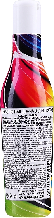 Tan Accelerating Solarium Milk with Biocomponents - Oranjito Marijuana Accelerator — photo N7