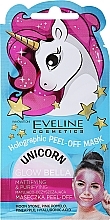 Fragrances, Perfumes, Cosmetics Exfoliating Face Mask - Eveline Cosmetics Unicorn Holographic Peel Off Mask Glow Pink Bella