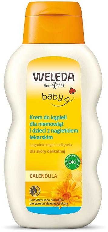 Baby Bathing Milk - Weleda Calendula Baby Cream Bath — photo N1