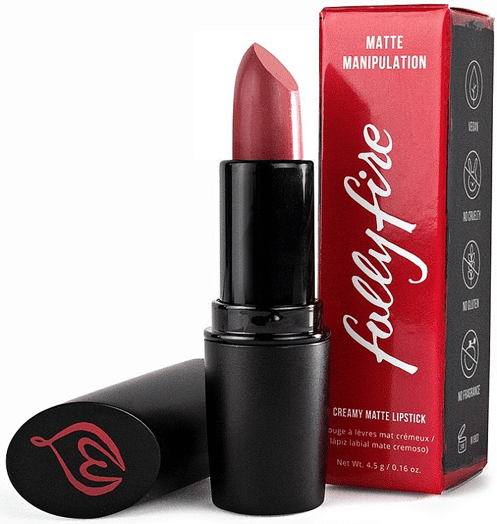 Matte Lipstick - Folly Fire Matte Manipulation Creamy Matte Lipstick — photo N1