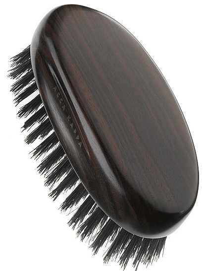 Hair Brush, dark bristles - Acca Kappa Ebony Travel Hair Brush Black Bristle — photo N1