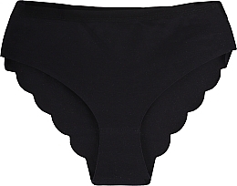 Fragrances, Perfumes, Cosmetics Cotton Bikini Panties 'Figi', black - Moraj