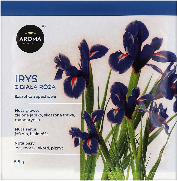 Aroma Home Basic Iris With A White Rose - Scented Sachet — photo N1