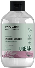 Fragrances, Perfumes, Cosmetics Micellar Shampoo for Sensitive Scalp "Aloe Vera & Verbena" - Ecolatier Urban Micellar Shampoo