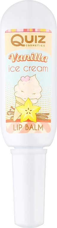 Vanilla Ice Cream Lip Balm - Quiz Cosmetics Lip Balm Tube — photo N1