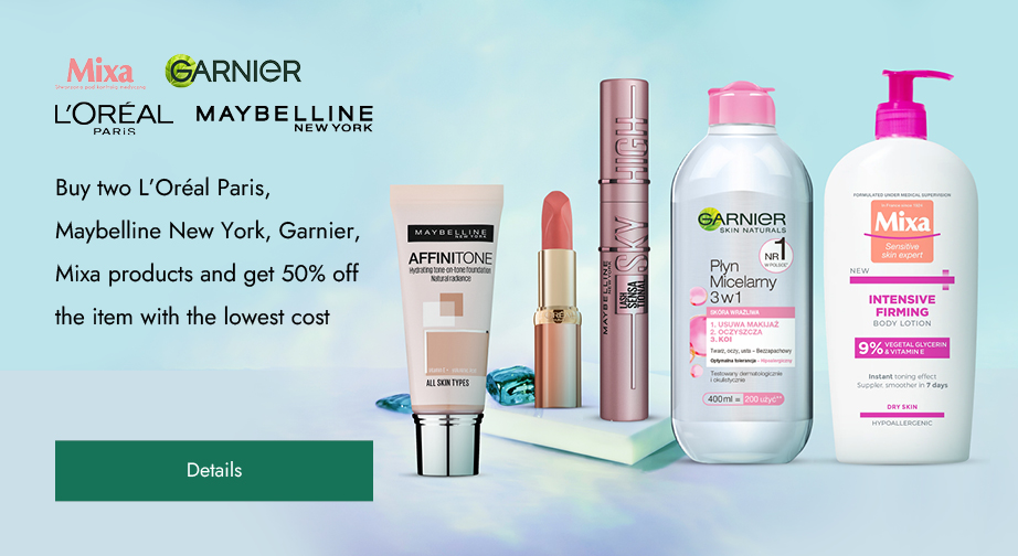 Special Offers from L'Oréal Paris, Maybelline New York, Garnier, Mixa