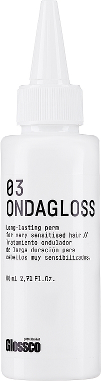 Perm for Extra Sensitive Hair - Glossco Ondagloss Perm No3 Very Sensitive Hair — photo N1