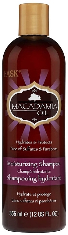 Hydrating Hair Shampoo with Macadamia Oil - Hask Macadamia Oil Moisturizing Shampoo — photo N1