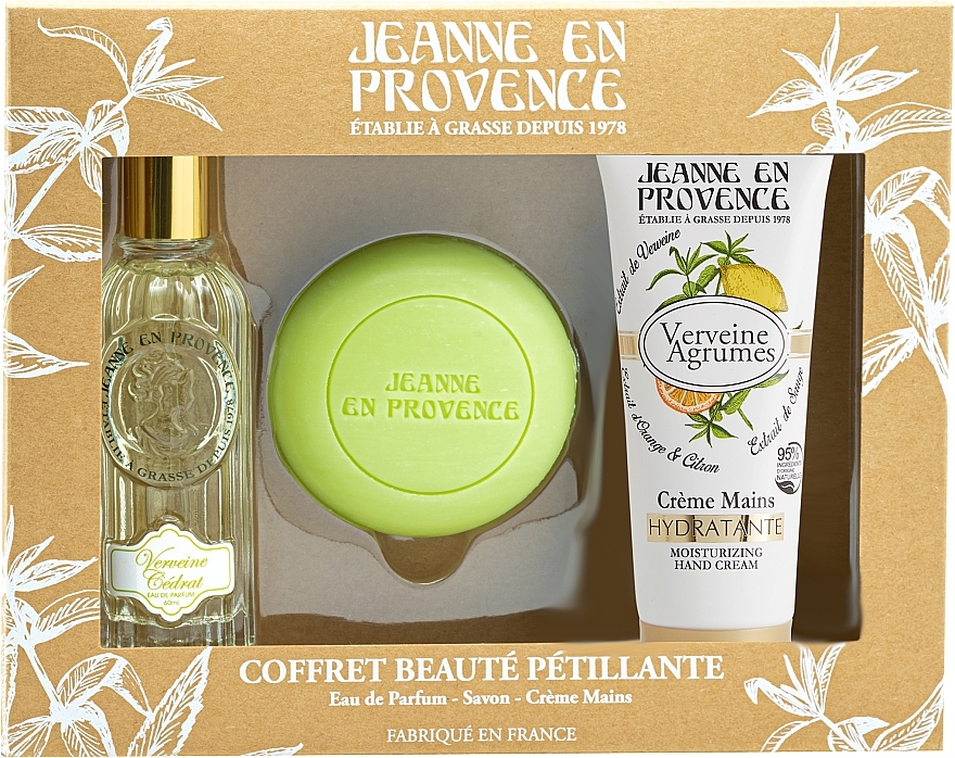 Jeanne en Provence Verveine - Set (edp/60ml + soap/100g + h/cr/75ml) — photo N1