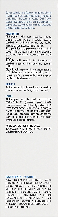 Anti-Dandruff Shampoo - Item Alphakeptol Shampooing for Hard Types of Dandruff — photo N3