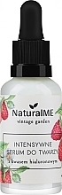 Malva & Raspberry Intensive Face Serum with Hyaluronic Acid - NaturalMe Vintage Garden Malwa & Raspberry Moisturizing & Firming Intensive Face Serum — photo N1