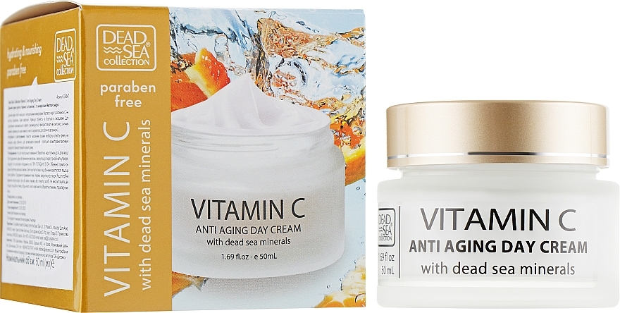 Anti-Wrinkle Day Cream - Dead Sea Collection Vitamin C Day Cream — photo N1