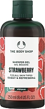 Fragrances, Perfumes, Cosmetics Shower Gel - The Body Shop Strawberry Vegan Shower Gel