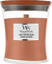 Scented Candle in Glass - WoodWick Chilli Pepper Gelato — photo N1