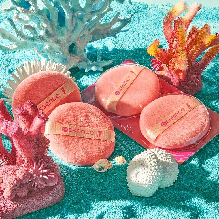 Powder Puff - Essence Live Life In Coral Powder Puff Duo Coral Crush Companions! — photo N5