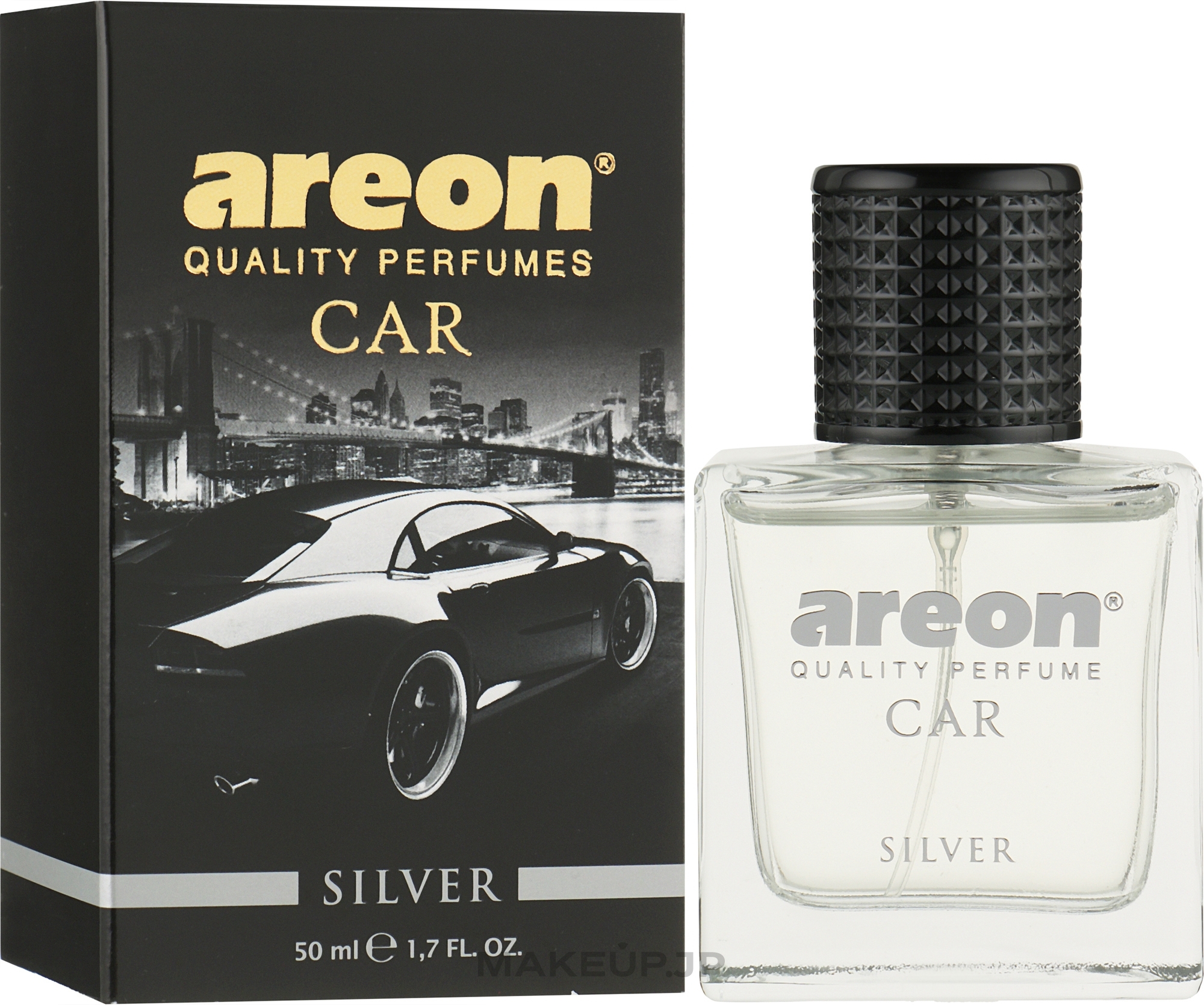 Car Air Freshener - Areon Luxury Car Perfume Long Lasting Air Freshener Silver — photo 50 ml